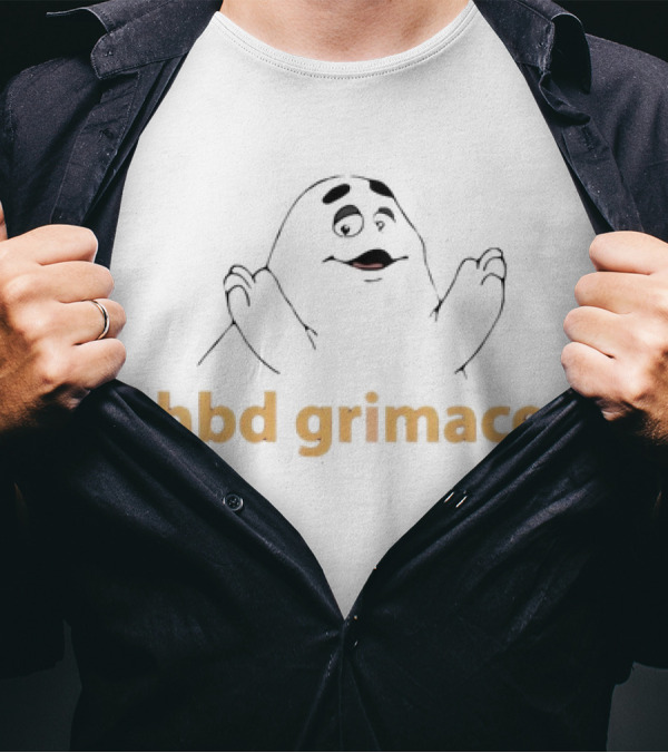 Hbd Grimace Birthday Celebration McDonald's Character T-Shirt