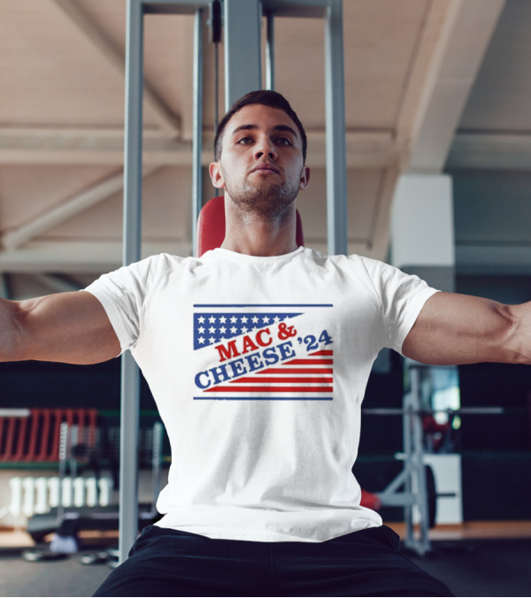 MAC And CHEESE '24 Vintage Presidential Campaign Style T-Shirt