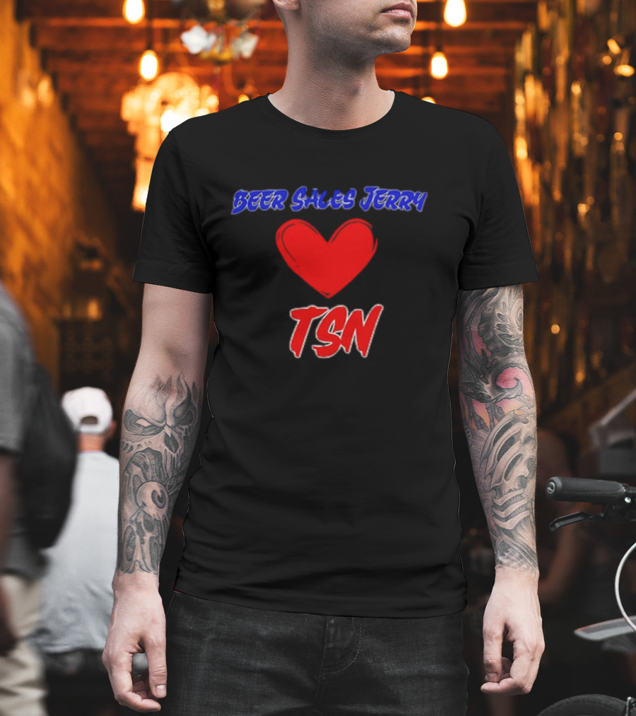 Beer Sales Jerry Love Heart TSN T-Shirt