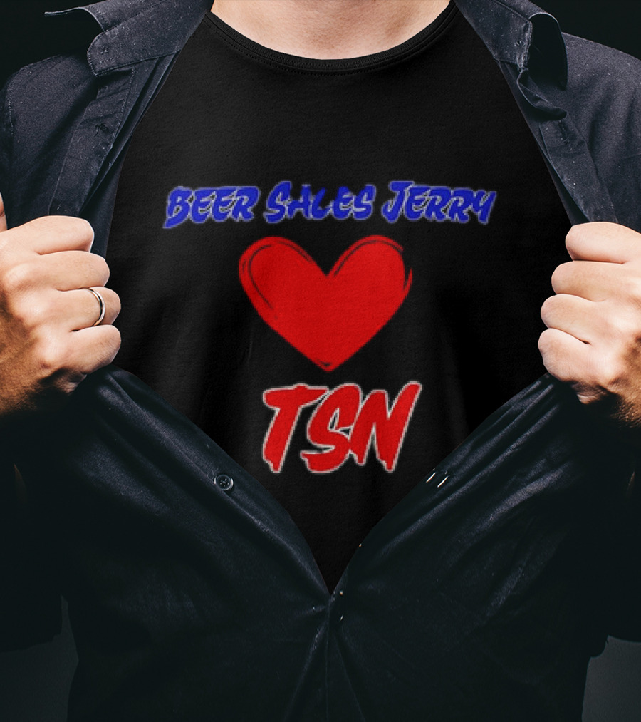 Beer Sales Jerry Love Heart TSN T-Shirt
