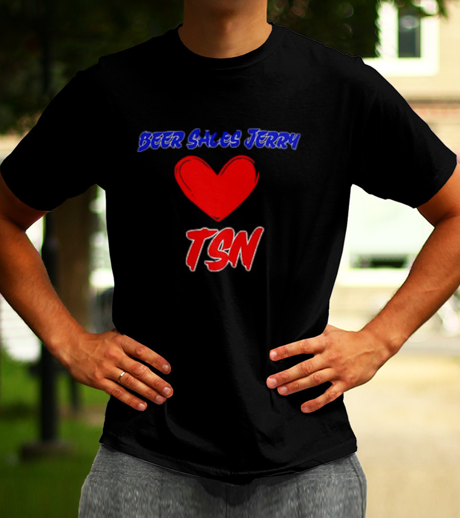 Beer Sales Jerry Love Heart TSN T-Shirt