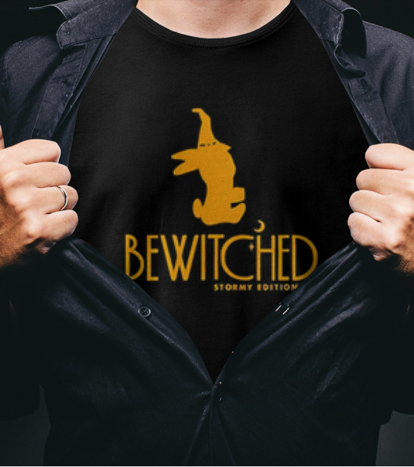 Bewitched Stormy Edition Retro Yellow Witch T-Shirt