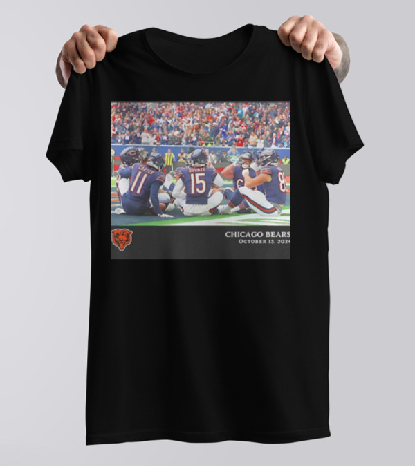Chicago Bears NFL Game October 13 2024 Week 6 Flash Features T-Shirt