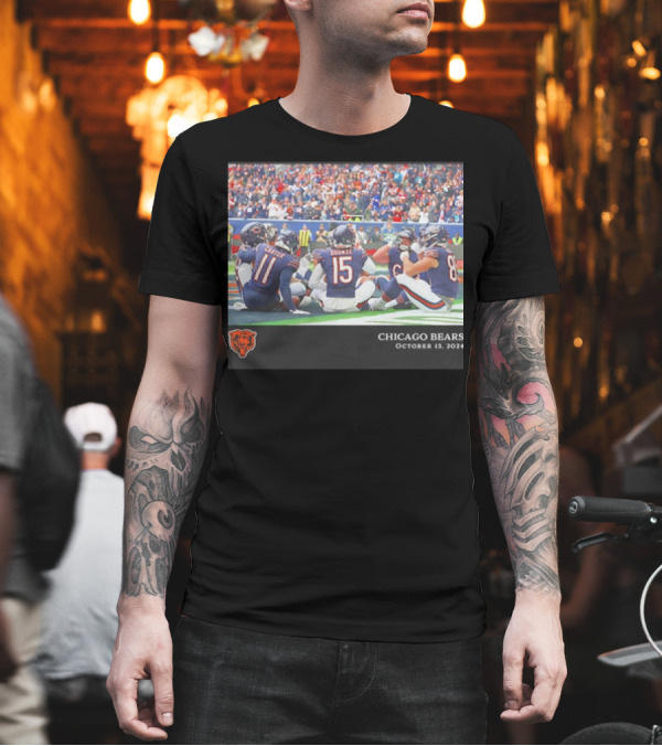 Chicago Bears NFL Game October 13 2024 Week 6 Flash Features T-Shirt