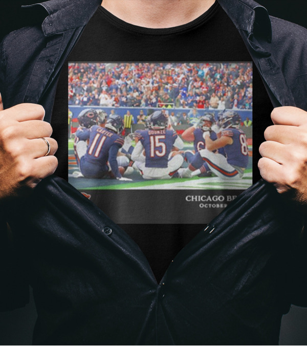 Chicago Bears NFL Game October 13 2024 Week 6 Flash Features T-Shirt