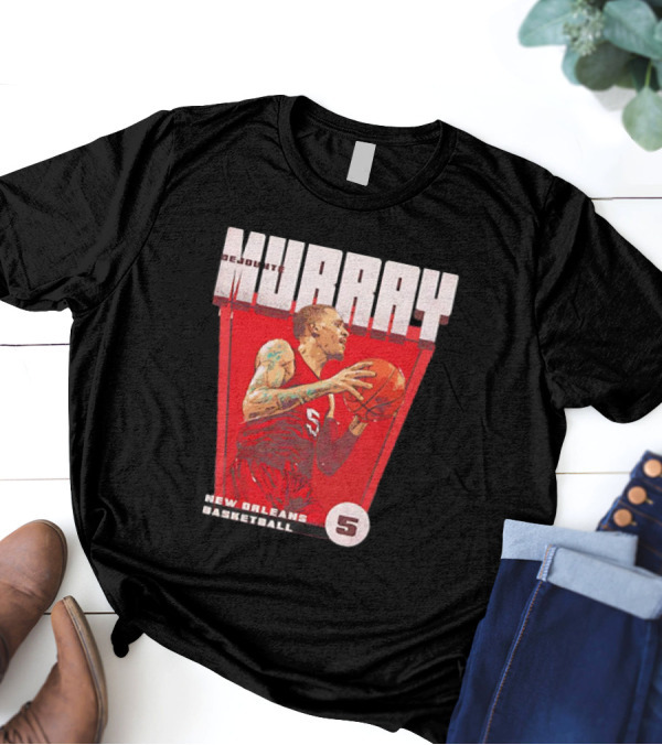 Dejounte Murray New Orleans Basketball Number 5 Vintage T-Shirt
