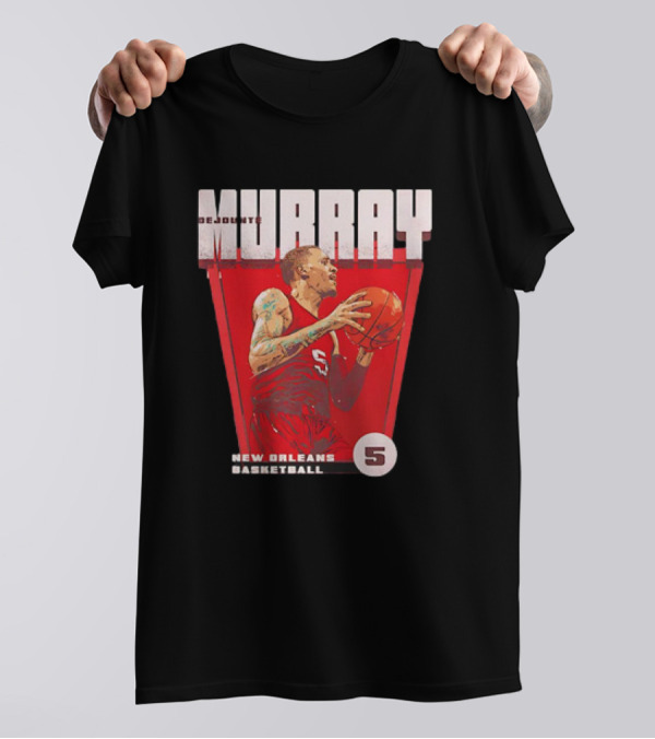 Dejounte Murray New Orleans Basketball Number 5 Vintage T-Shirt