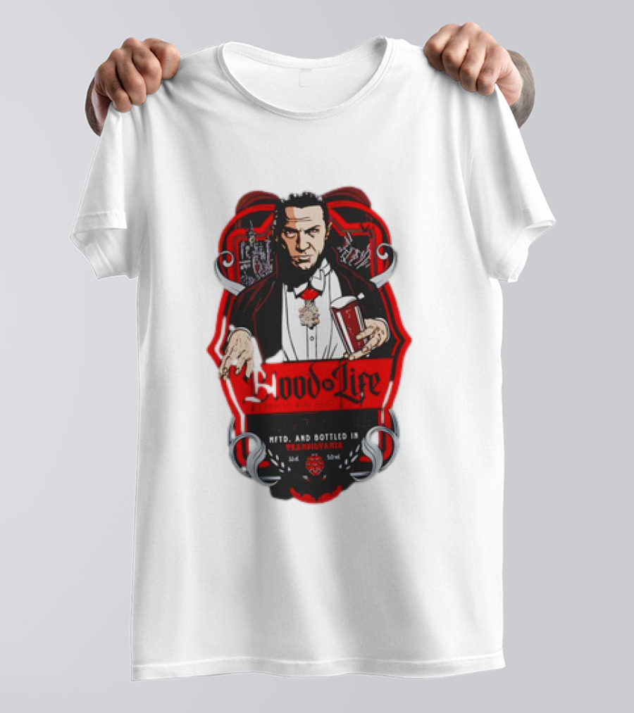 Dracula Blood Is Life Barley Wine Beer Brewed In Transylvania With Children Of The Night’s Taste T-Shirt