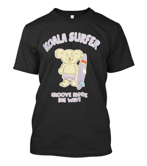 Koala Surfer Grooverhyme Big Wave T-Shirt