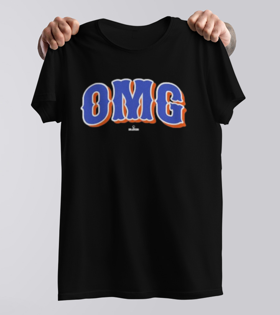 New York Mets OMG Retro Classic Blue Orange T-Shirt