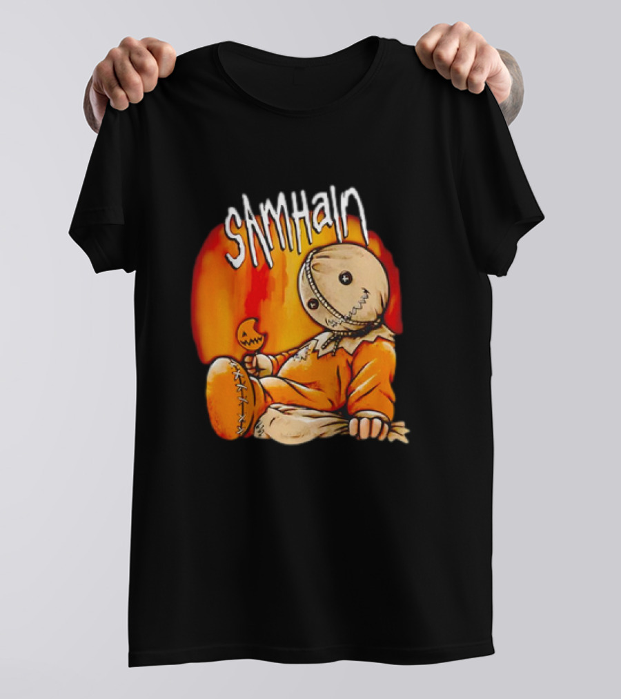 Samhain Trick 'r Treat Sam Korn's Issues Album Mashup T-Shirt