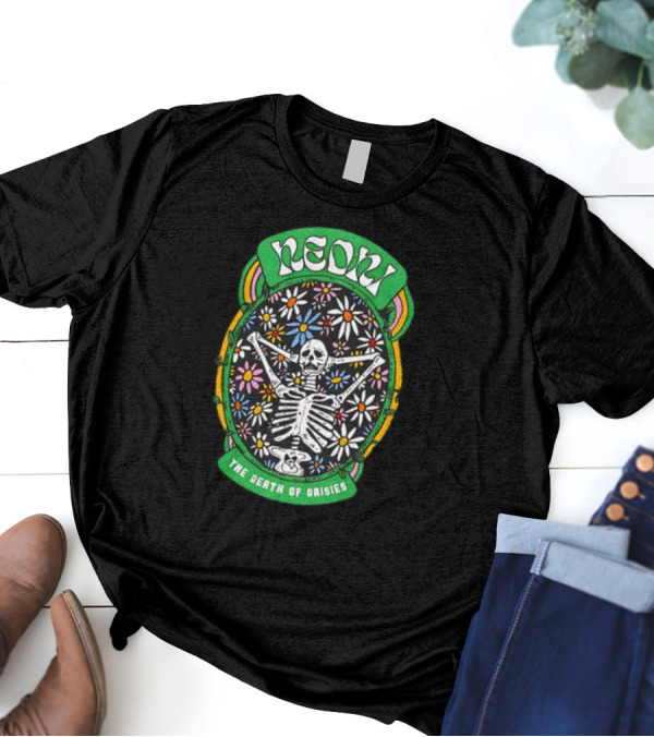 Neoni Skeleton Surrounded By The Death Of Daisies T-Shirt