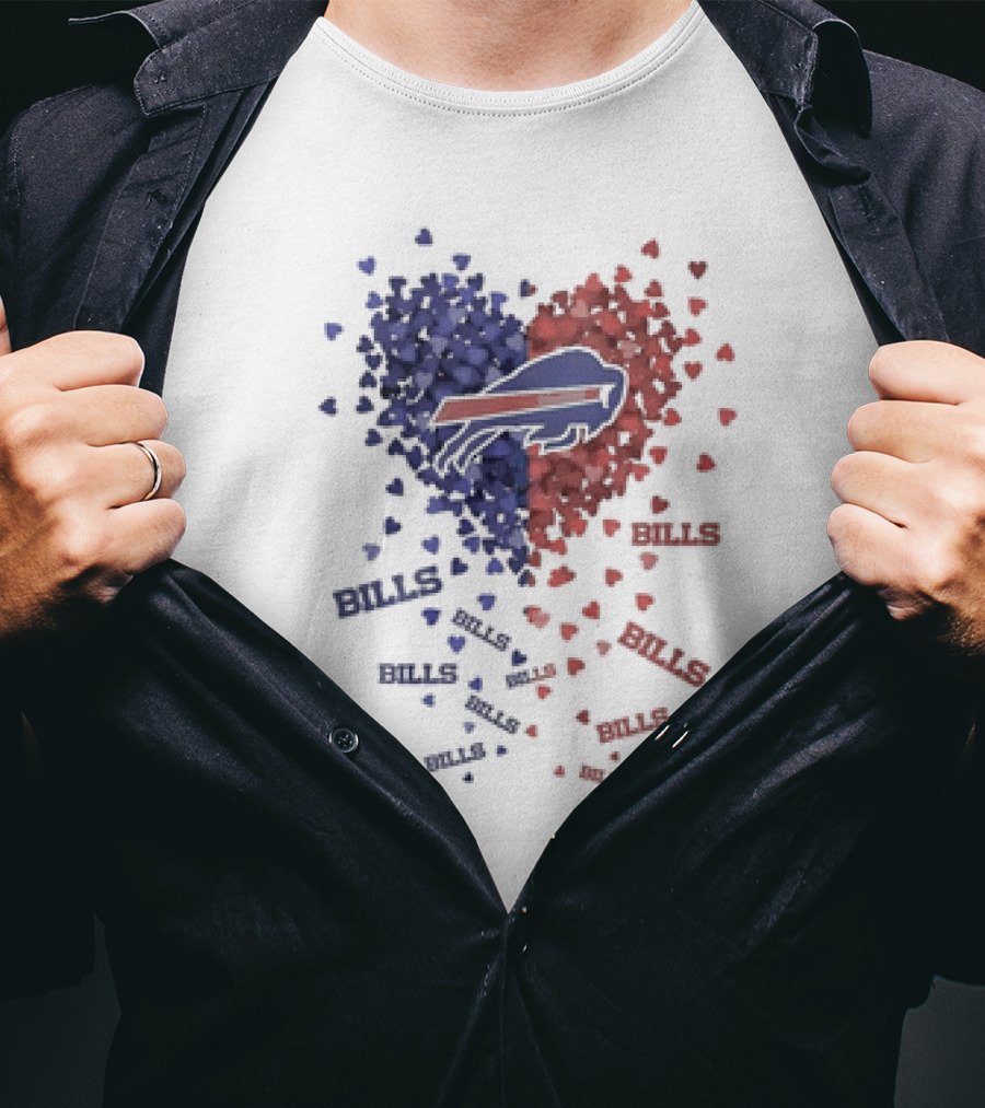 Buffalo Bills Heart Of Passion Loyalty Bills T-Shirt