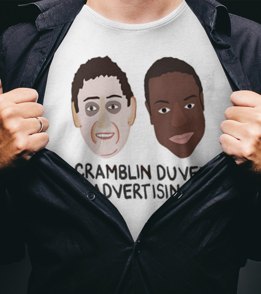 Cramblin Duvet Advertising Faces T-Shirt