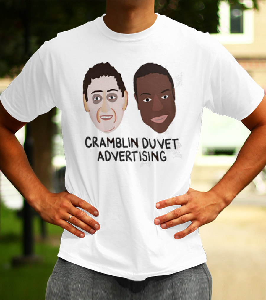 Cramblin Duvet Advertising Faces T-Shirt