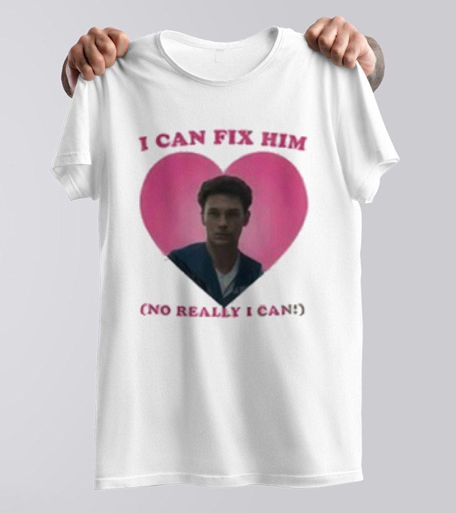 Erik Menendez Pink Heart I Can Fix Him No Really I Can T-Shirt