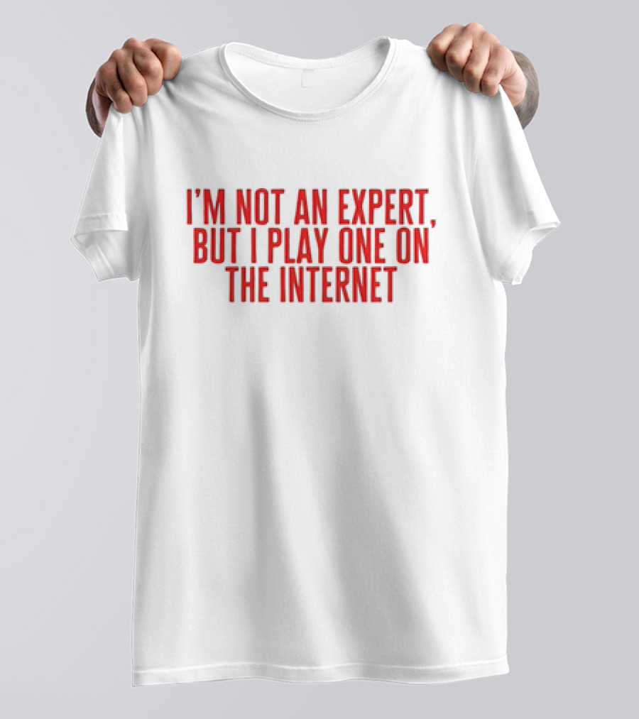 I'm Not An Expert But I Play One On The Internet T-Shirt