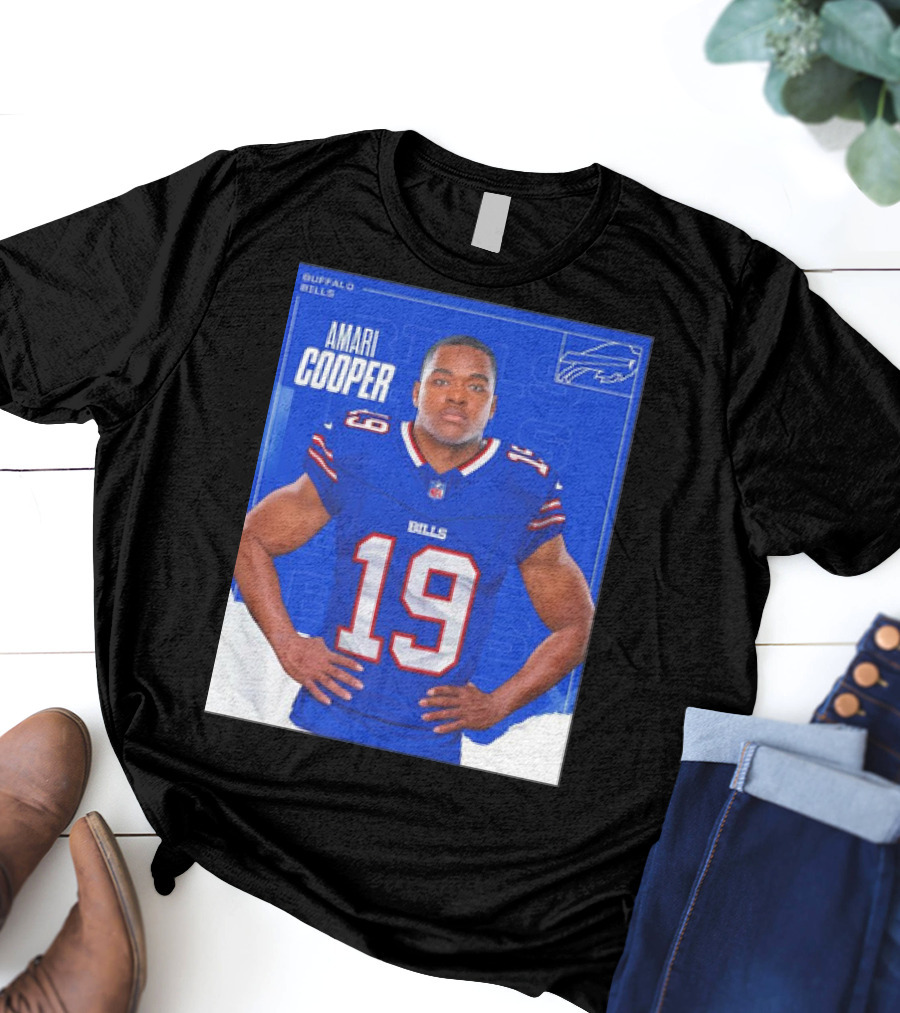 Amari Cooper Buffalo Bills NFL Football Player Card T-Shirt
