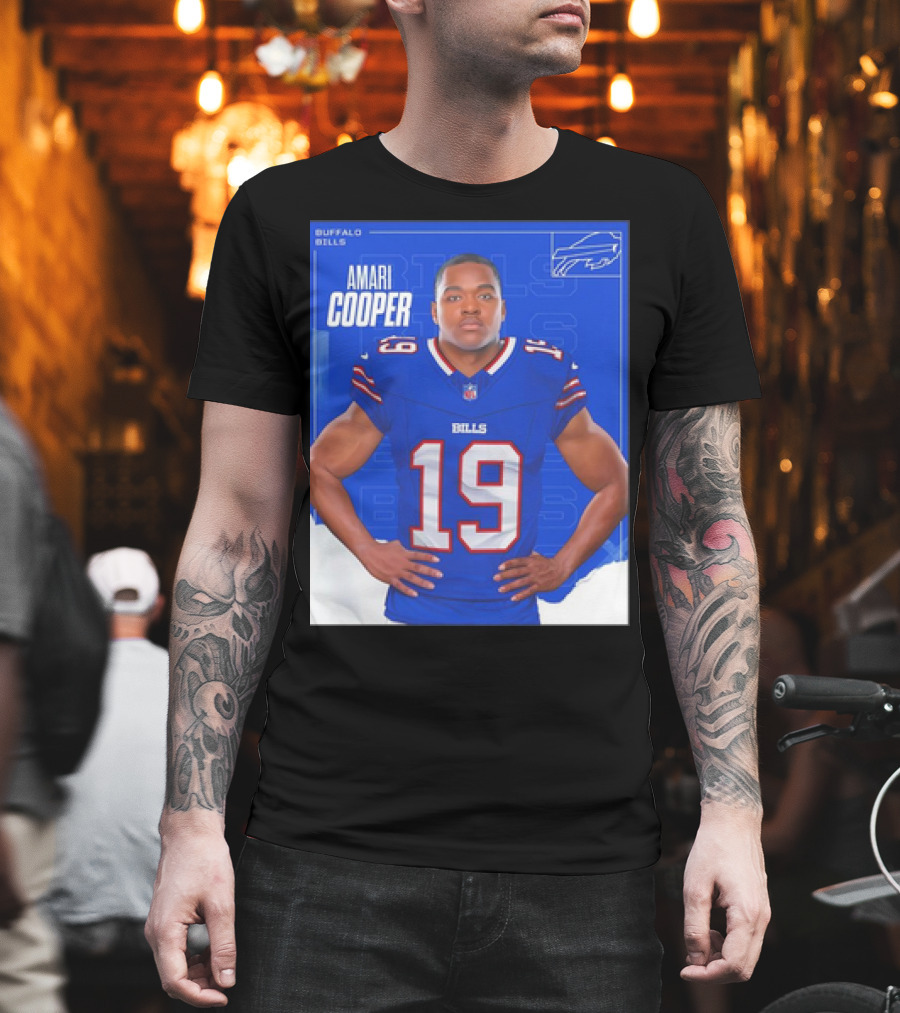 Amari Cooper Buffalo Bills NFL Football Player Card T-Shirt