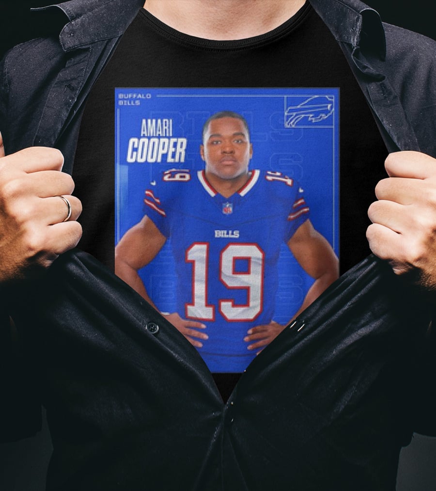 Amari Cooper Buffalo Bills NFL Football Player Card T-Shirt