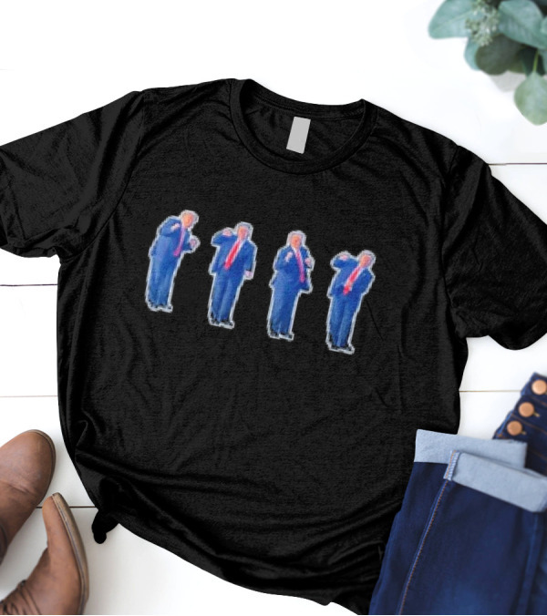 Dancing Trump MAGA Suit Sequence T-Shirt