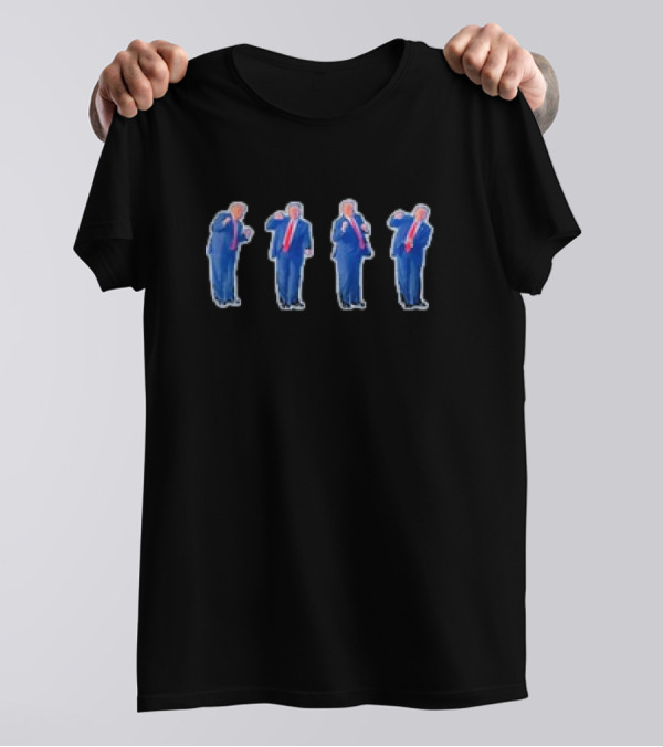 Dancing Trump MAGA Suit Sequence T-Shirt