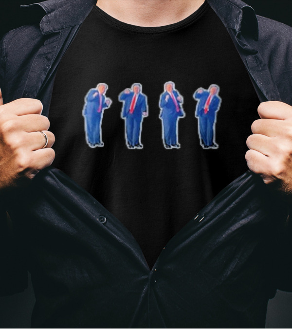 Dancing Trump MAGA Suit Sequence T-Shirt
