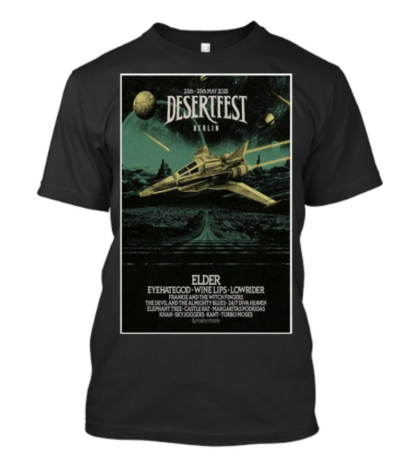 Desertfest Berlin 2025 Featuring Elder Eyehategod Wine Lips Lowrider May 23rd-25th T-Shirt