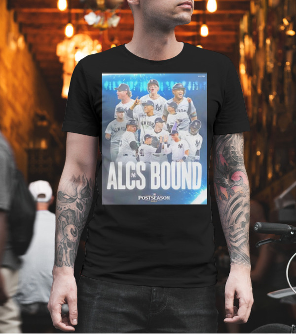 New York Yankees 2024 ALCS Bound Postseason Champions T-Shirt