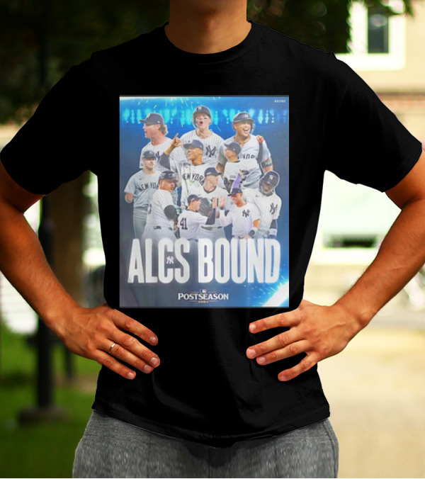 New York Yankees 2024 ALCS Bound Postseason Champions T-Shirt