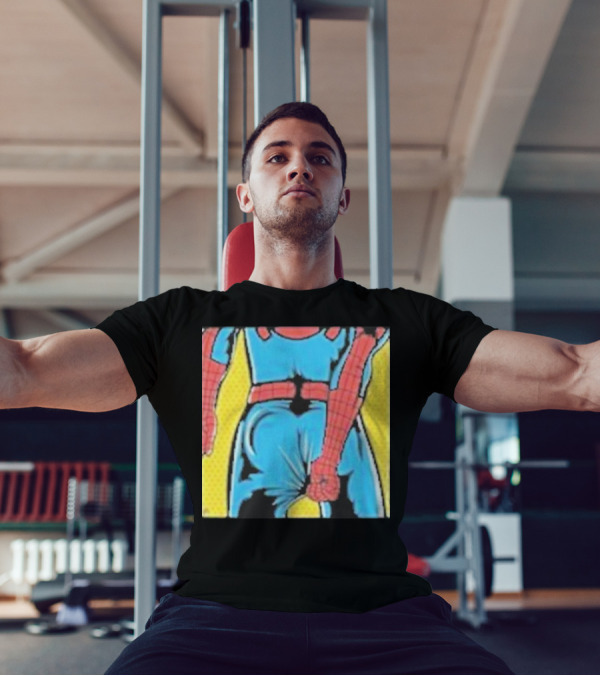 Spider-Man Suit Tightness Issue Visual Pop T-Shirt