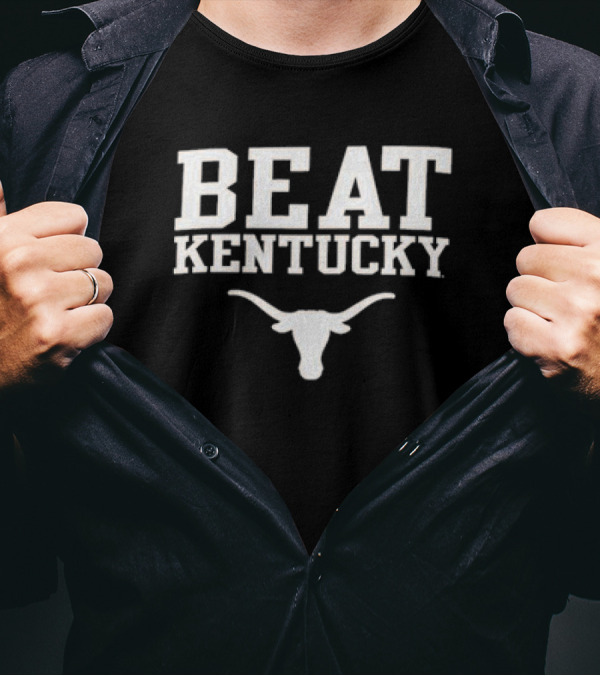 Beat Kentucky Texas Longhorns Horns T-Shirt