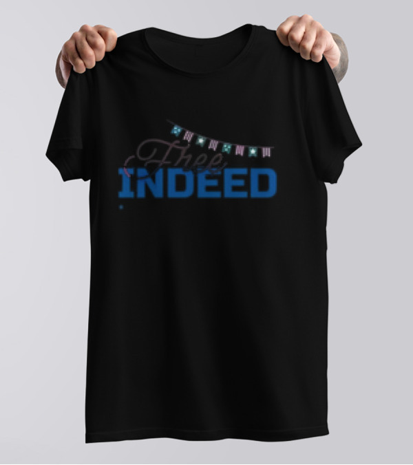 Free Indeed 4th Of July Christian Patriotic Banner T-Shirt