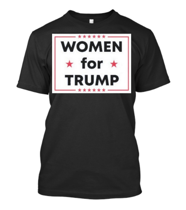 Women For Trump Stars Border T-Shirt