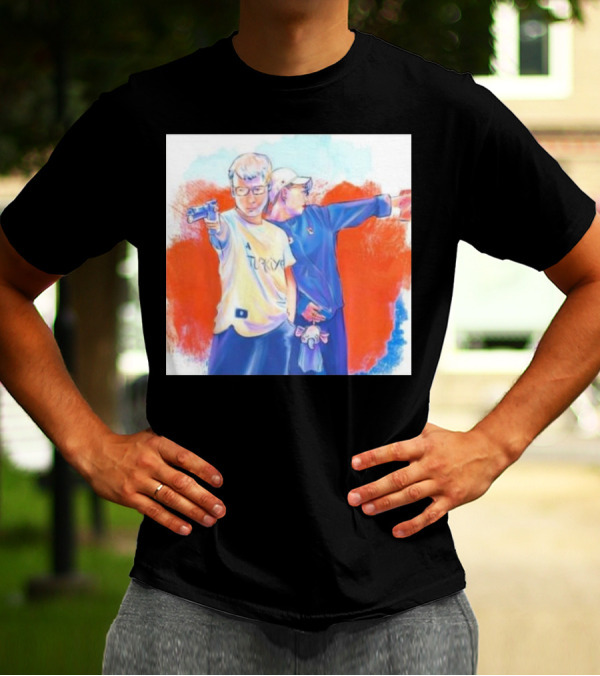 Yusuf Dikec Kim Yeji Shooters Olympics Paris 2024 Cartoon T-Shirt