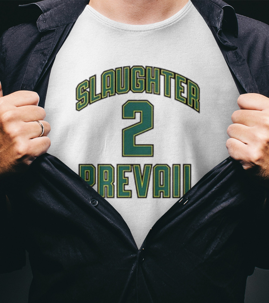 Slaughter 2 Prevail Hockey Jersey Number T-Shirt