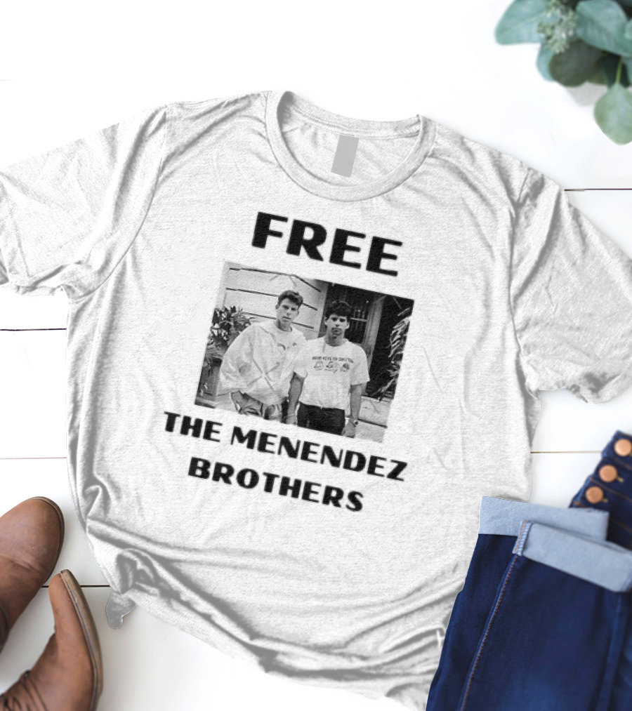 Free The Menendez Brothers Photo T-Shirt