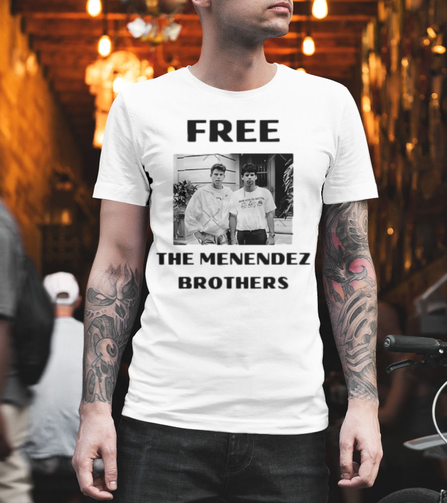Free The Menendez Brothers Photo T-Shirt