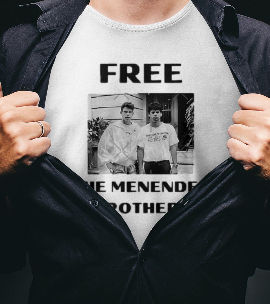 Free The Menendez Brothers Photo T-Shirt