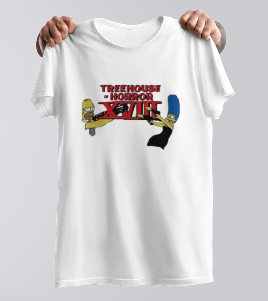 Treehouse Of Horror XVIII The Simpsons Homer Marge Babbitt Revived T-Shirt