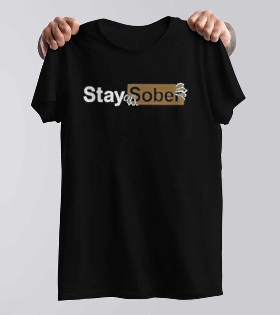 Stay Sober Skeleton You Idiot Daydrian Harding T-Shirt