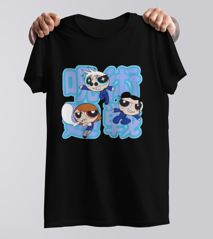 Jujutsu Kaisen Powerpuff Girls Gojo Satoru Mashup T-Shirt