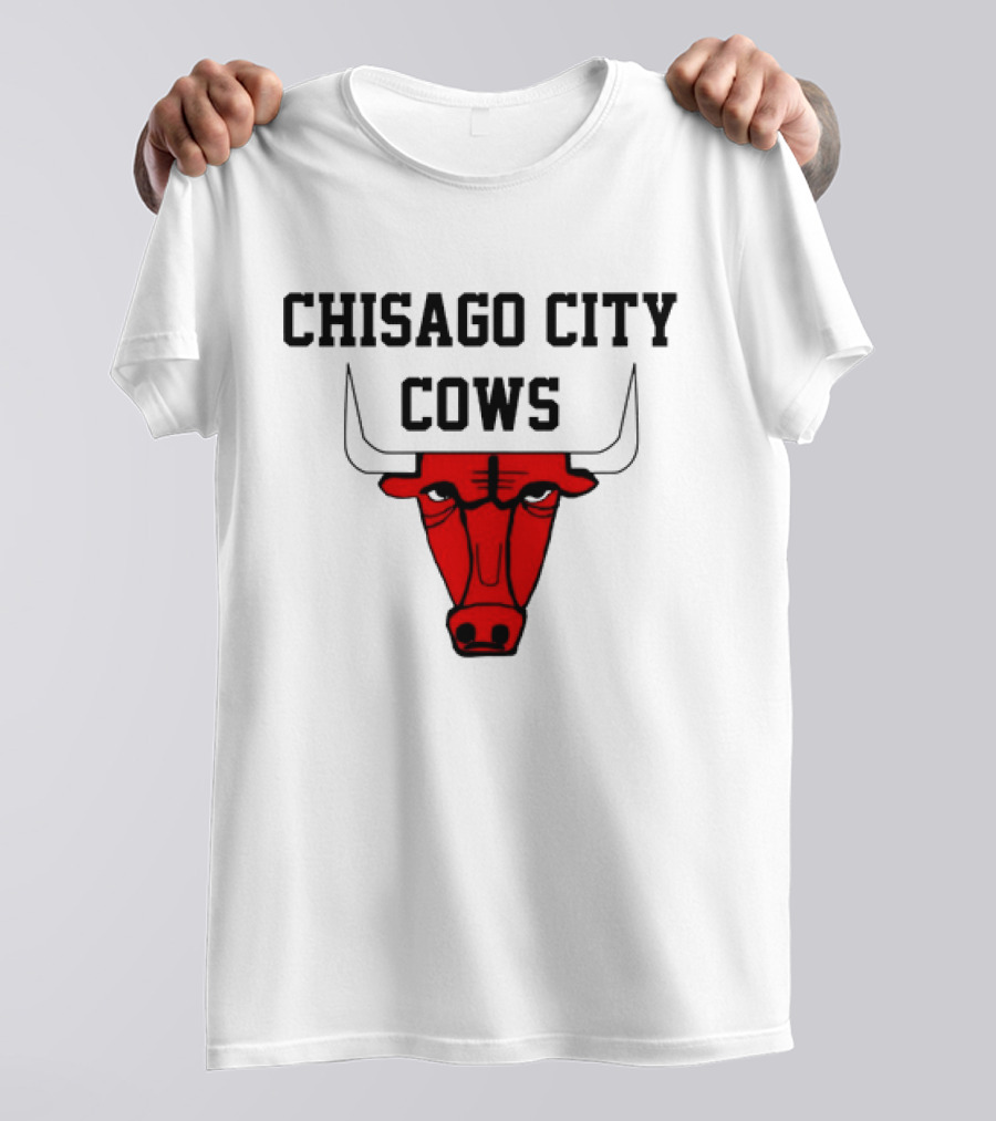 Chisago City Cows Red Bull Head T-Shirt
