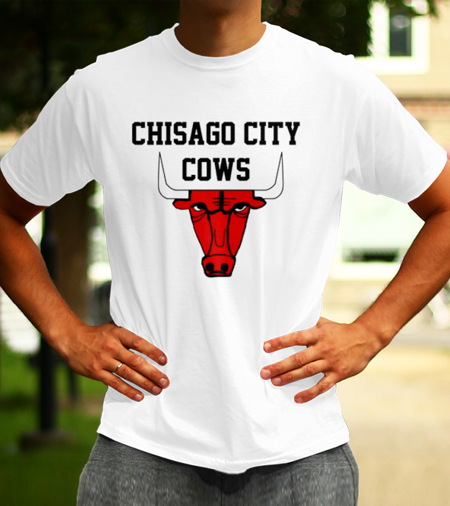 Chisago City Cows Red Bull Head T-Shirt