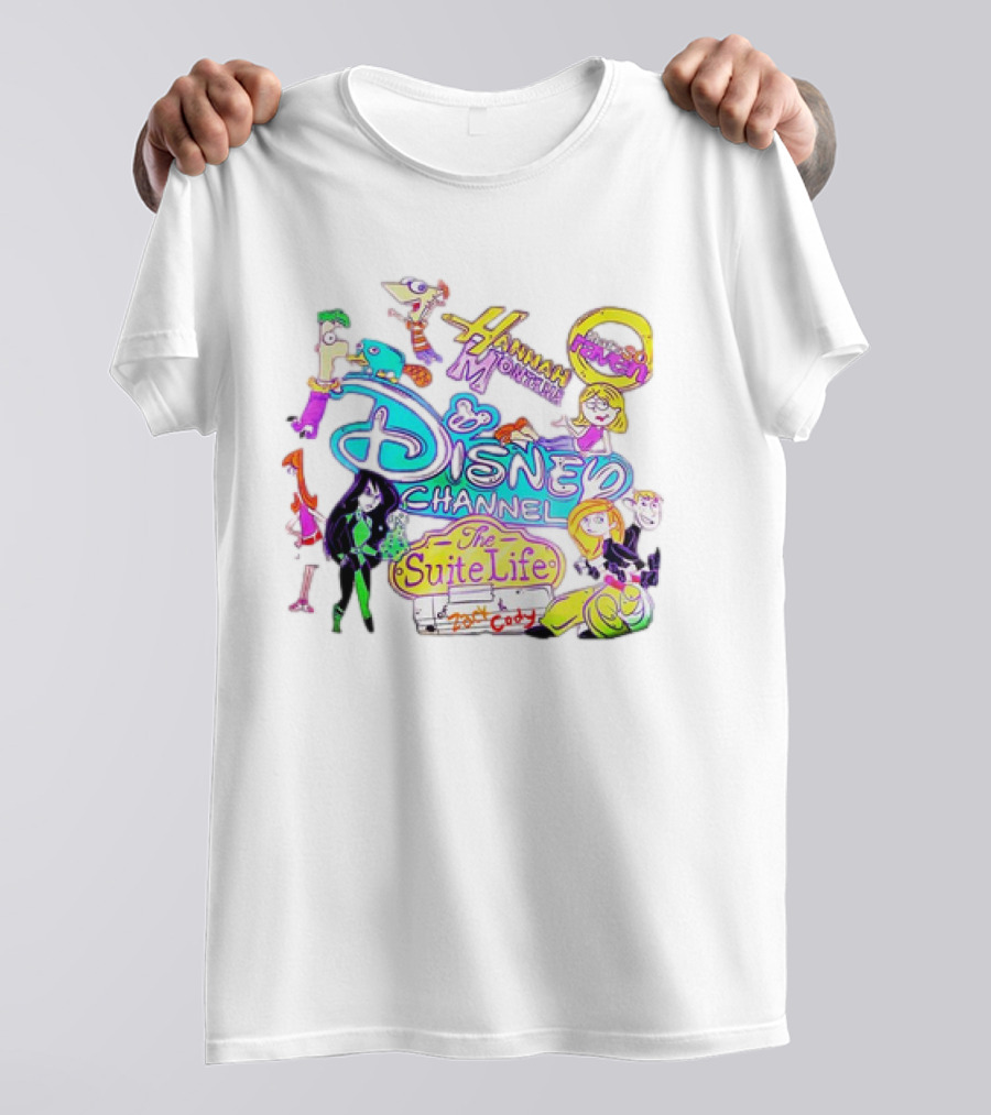 Disney Channel The Suite Life That’s So Raven Hannah Montana Kim Possible Phineas And Ferb T-Shirt