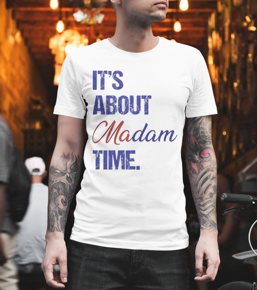 It’s About Madam Time Blue Red Vintage T-Shirt