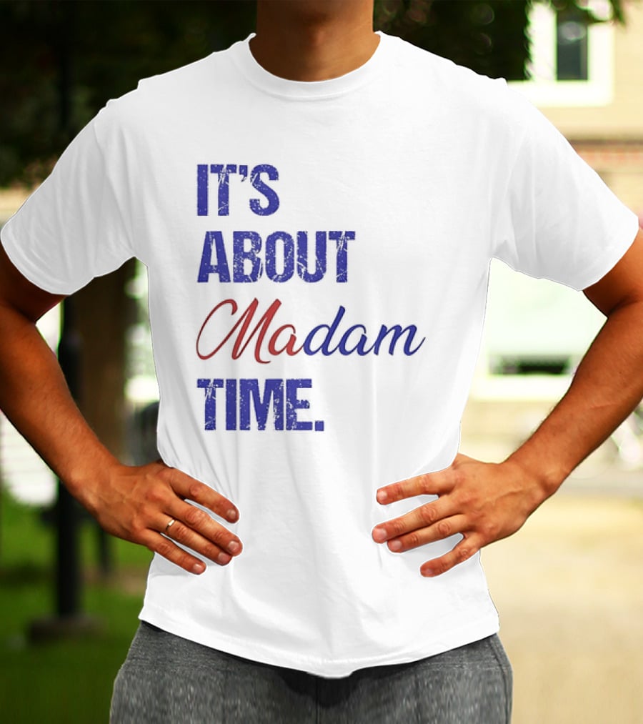 It’s About Madam Time Blue Red Vintage T-Shirt