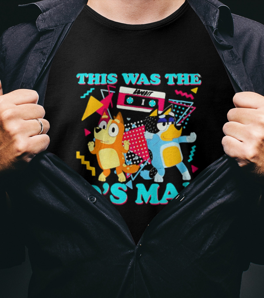 This Was The 80s Man Bandit Heeler Chilli Heeler Cassette Tape T-Shirt