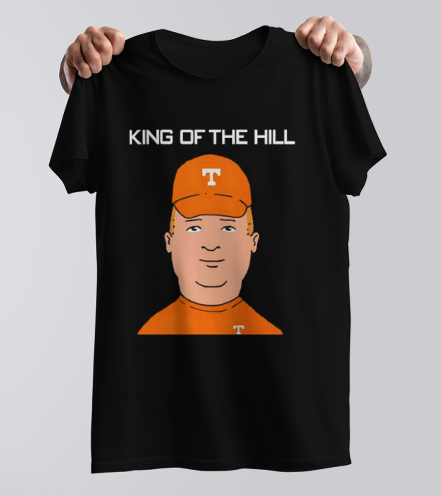 Tennessee Volunteers King Of The Hill T Logo Cartoon T-Shirt