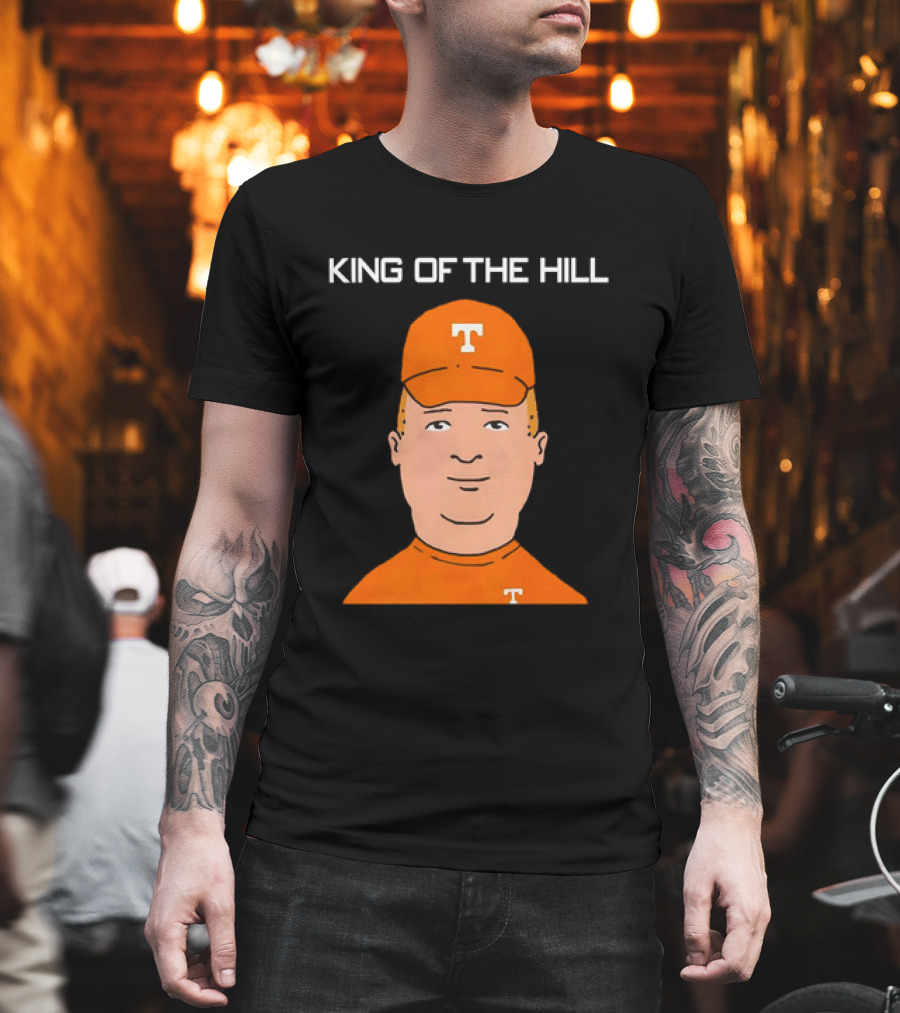 Tennessee Volunteers King Of The Hill T Logo Cartoon T-Shirt